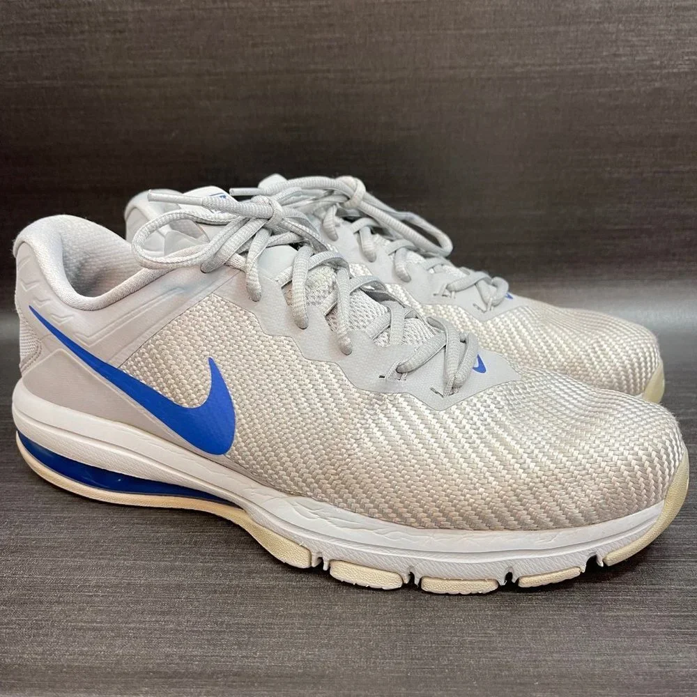 Nike Air Max Full Ride TR 1.5 Running Sneakers Men’s Size 11.5 Grey Blue Shoes